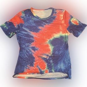 Tie Dye Women’s Biker Shirt